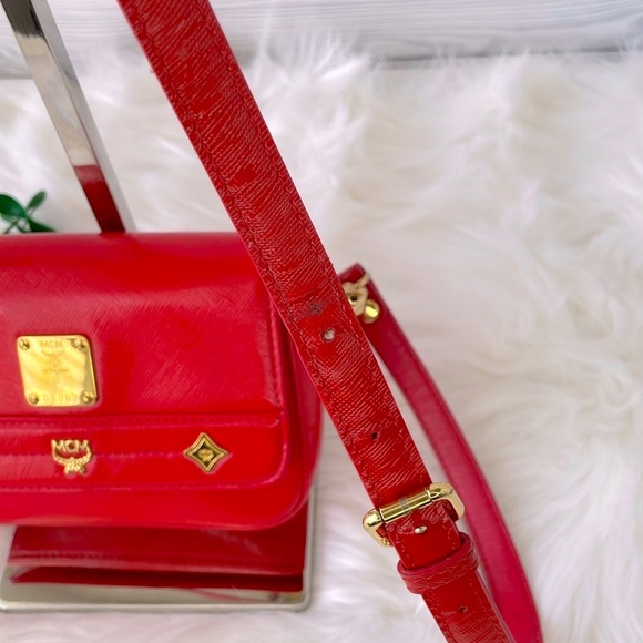 MCM Red Crossbody - Picture 5 of 17